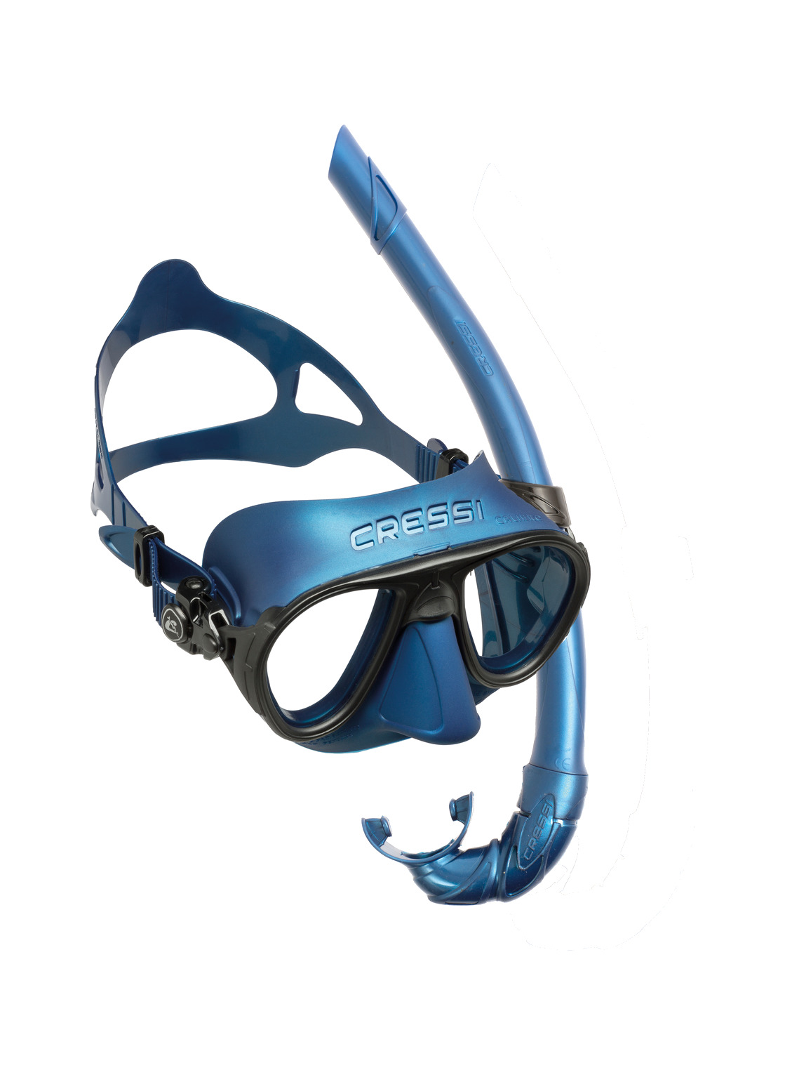 kit máscara y tubo snorkel buceo calibro + corsica de cressi